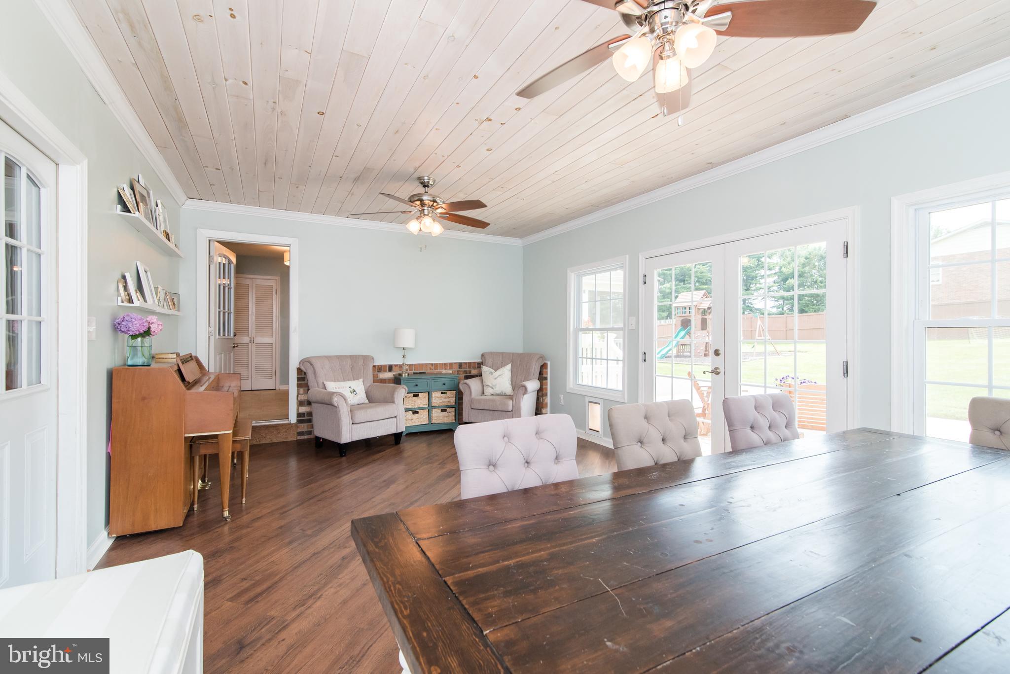 8235 Hilton Road Gaithersburg, MD 20882 - Photo 6 of 90 Incredible sunroom with beautiful wood ceiling