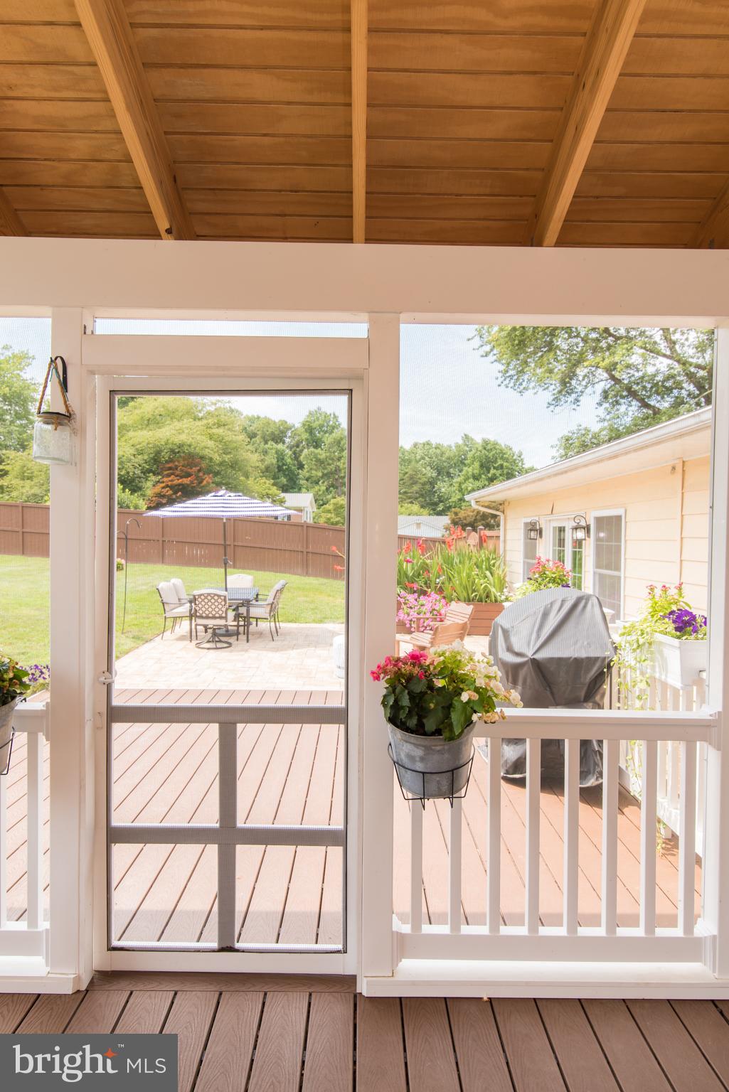 8235 Hilton Road Gaithersburg, MD 20882 - Photo 51 of 90 Porch door leading out onto deck and patio areas