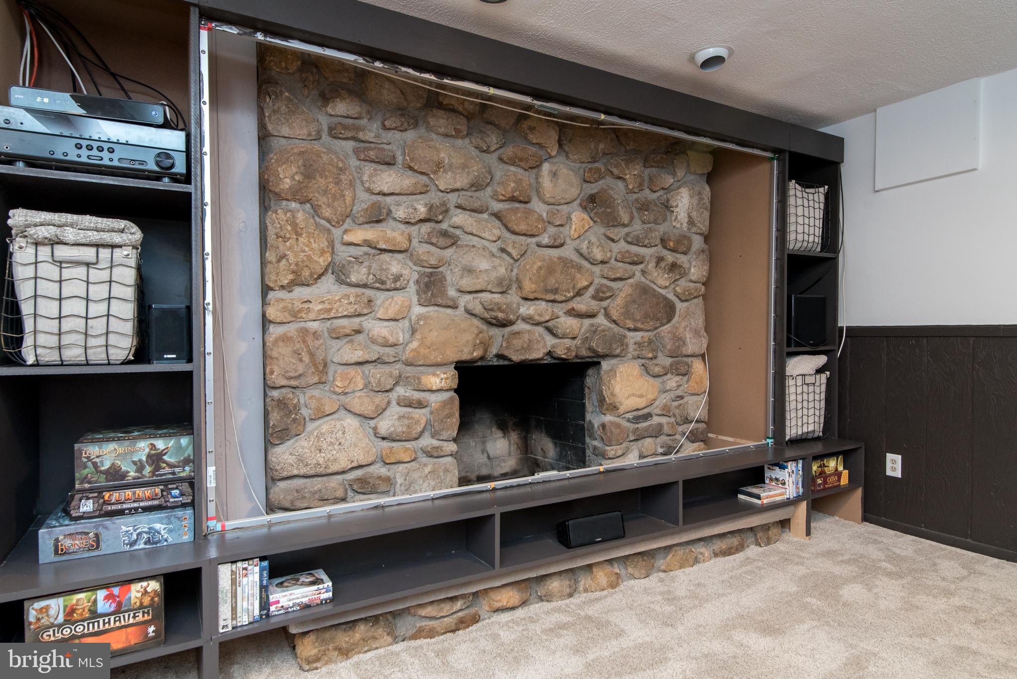 8235 Hilton Road Gaithersburg, MD 20882 - Photo 55 of 90 Impressive stone fireplace (wood burning)-LL