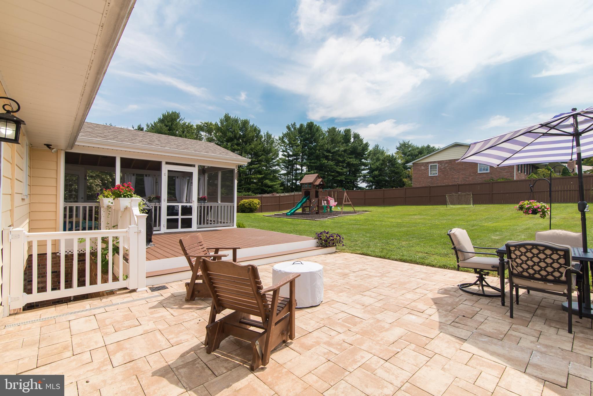8235 Hilton Road Gaithersburg, MD 20882 - Photo 76 of 90 View of the patio, deck and screened-in porch