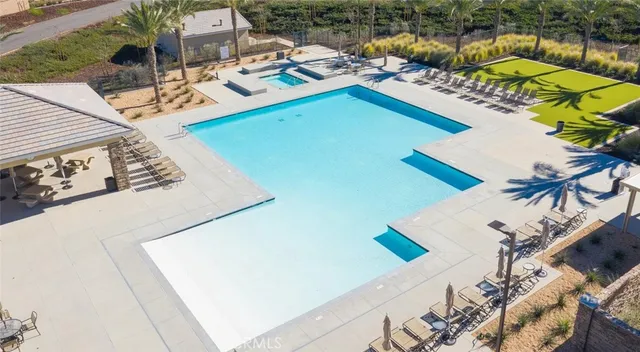 a view of a terrace with a couch