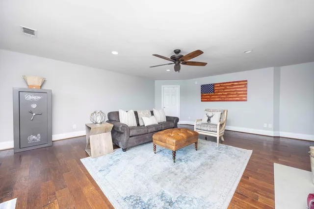 a view of a lake with a mountain in the background