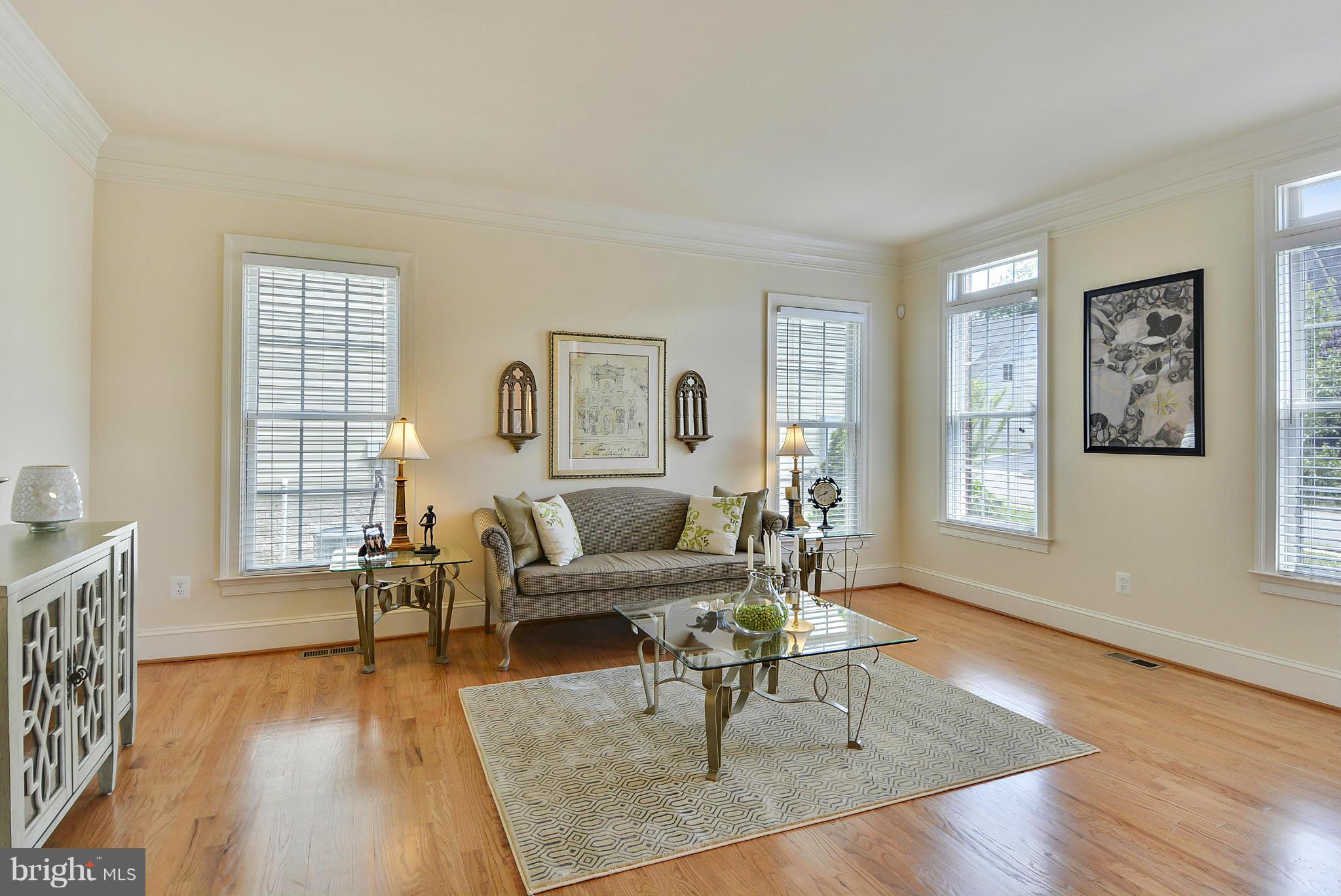 6412 Gayfields Road Alexandria, VA 22315 - Photo 6 of 27 Sunny Living Room