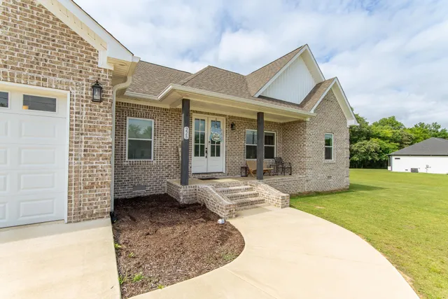 a view of a house with patio