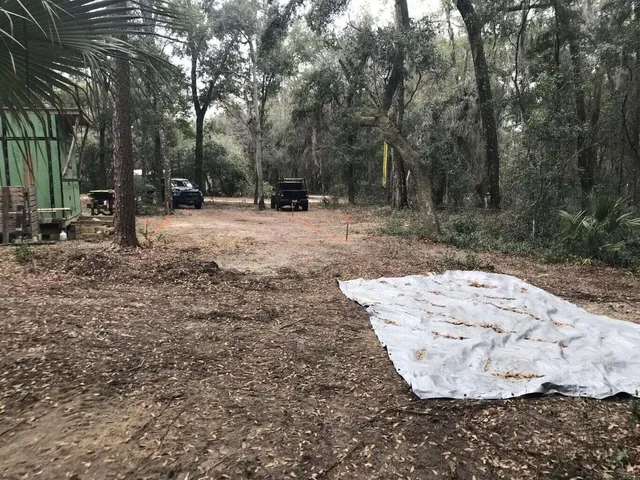 a view of outdoor space with trees