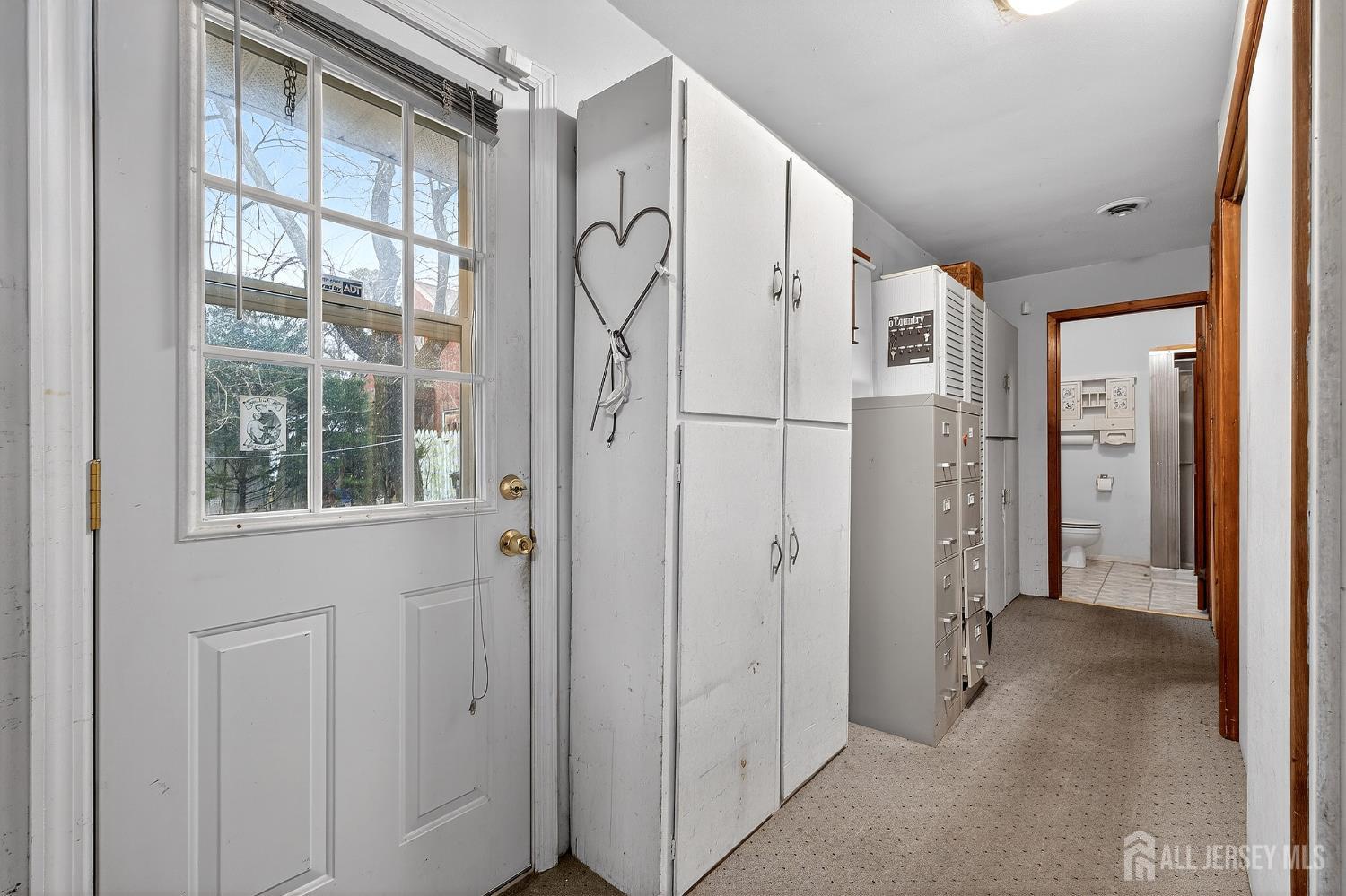 a view of front door