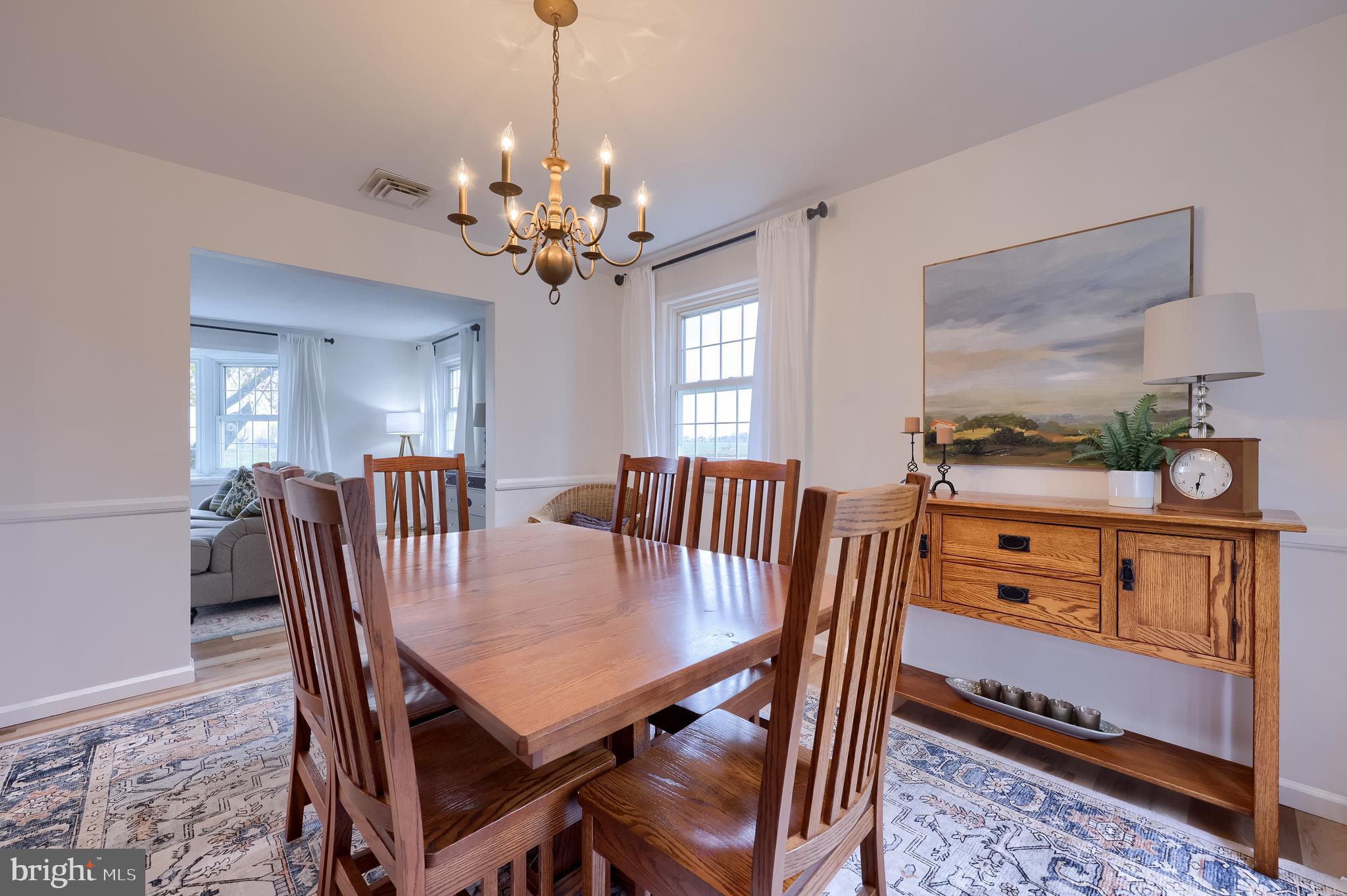 701 Colony Drive Palmyra, PA 17078 - Photo 11 of 51 a view of a dining room with furniture window and chandelier