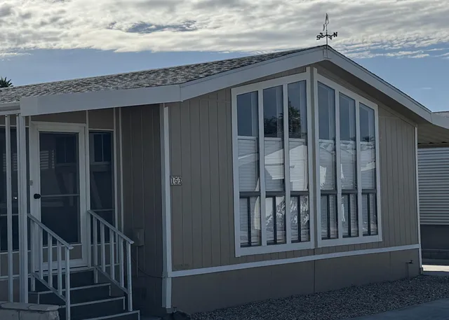 a view of a house with a balcony