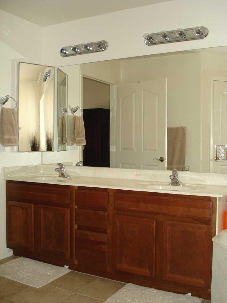 Master bathroom vanity