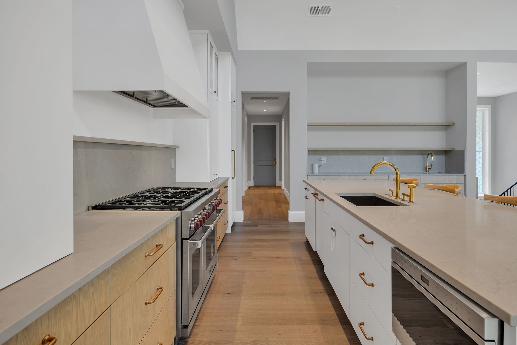 7577 Whiskey Road College Grove, TN 37046 - Photo 23 of 93 a kitchen with granite countertop a sink and a stove