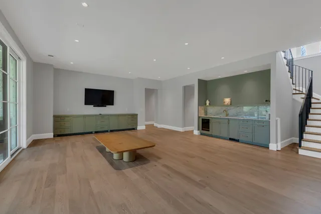 a view of a city from a balcony