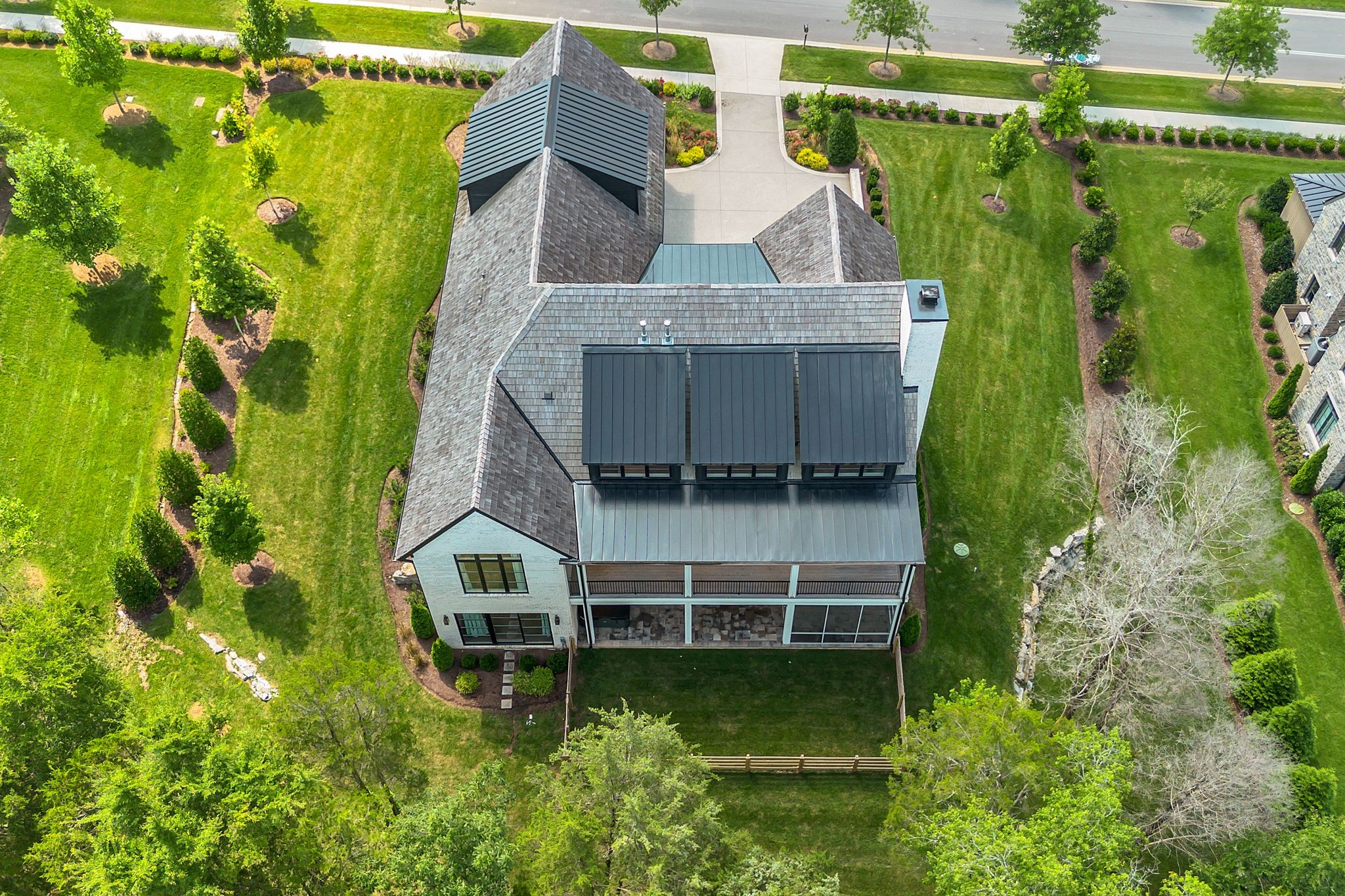 7577 Whiskey Road College Grove, TN 37046 - Photo 73 of 93 an aerial view of a house with a yard