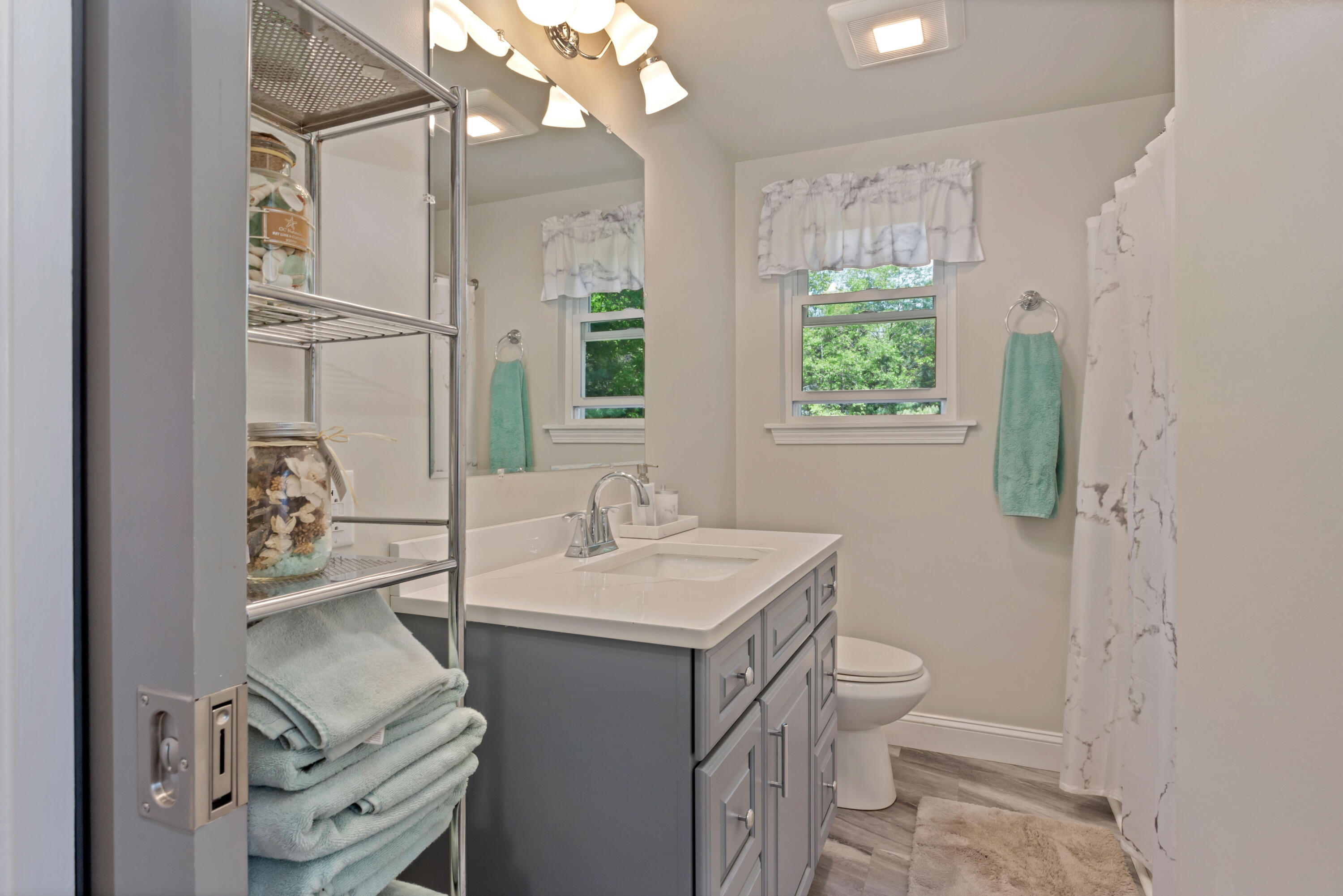 138 Gunstock Road Osterville, MA 02655 - Photo 19 of 47 a bathroom with a sink toilet and shower