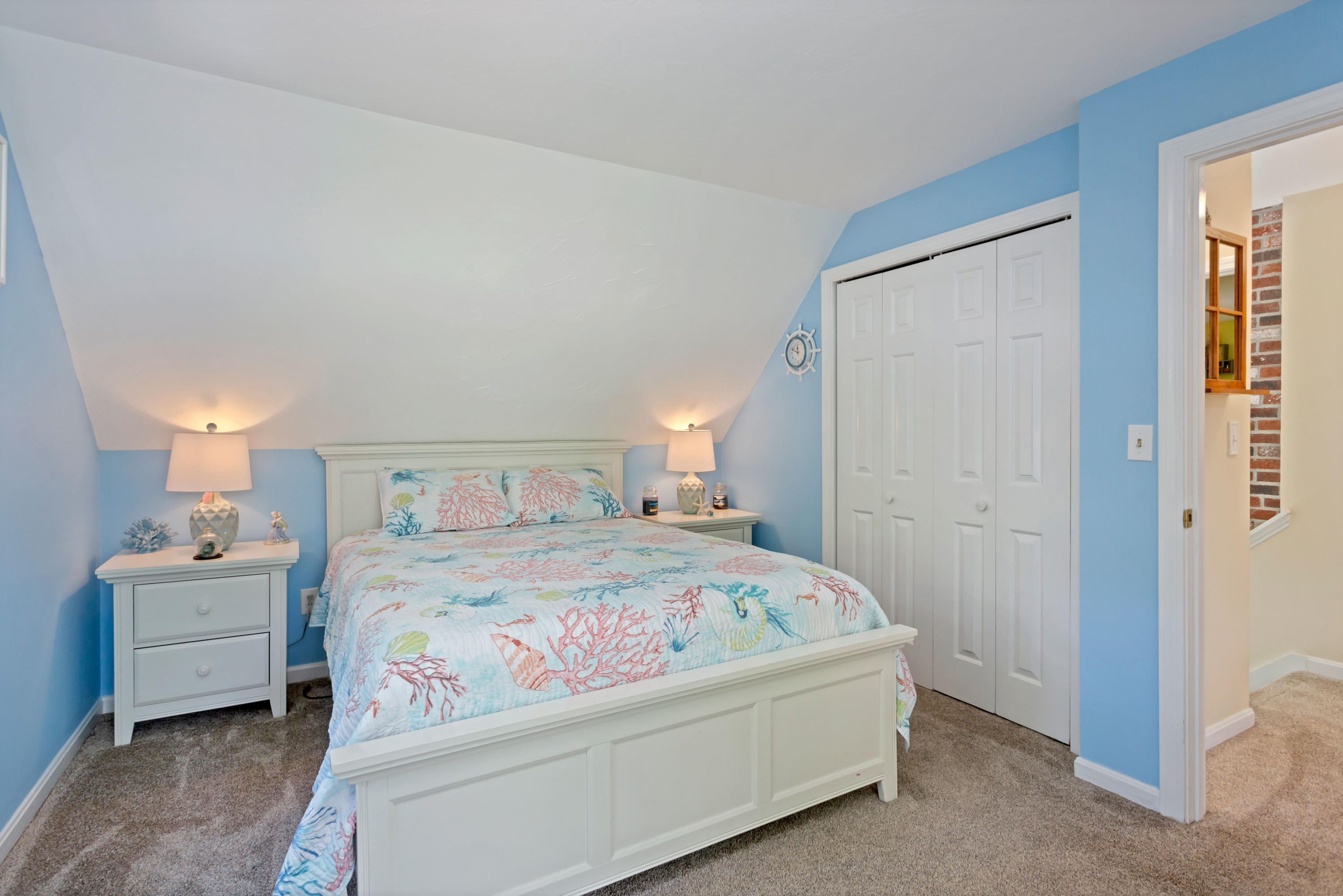 138 Gunstock Road Osterville, MA 02655 - Photo 23 of 47 a bedroom with a bed and a cabinets