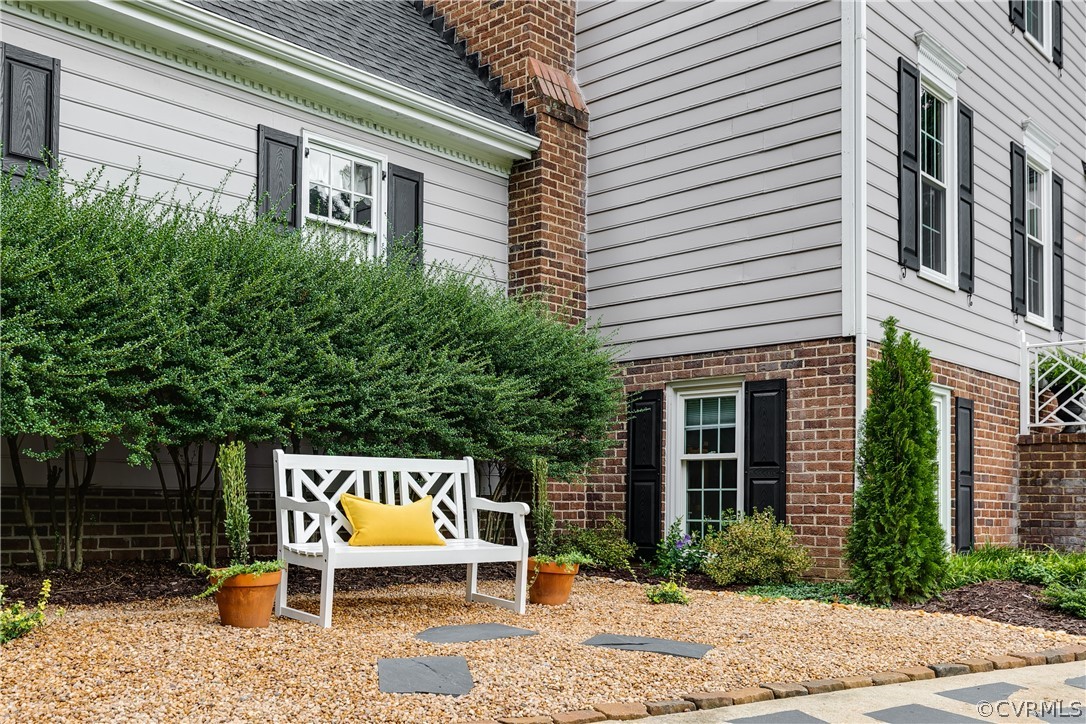 13710 Thorngate Road Midlothian, VA 23113 - Photo 4 of 48 a view of house with a outdoor seating and a potted plant
