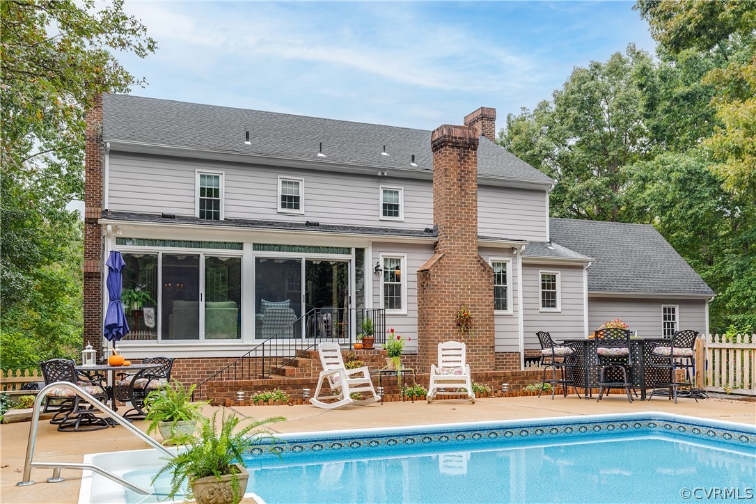 13710 Thorngate Road Midlothian, VA 23113 - Photo 5 of 48 front view of house with a patio