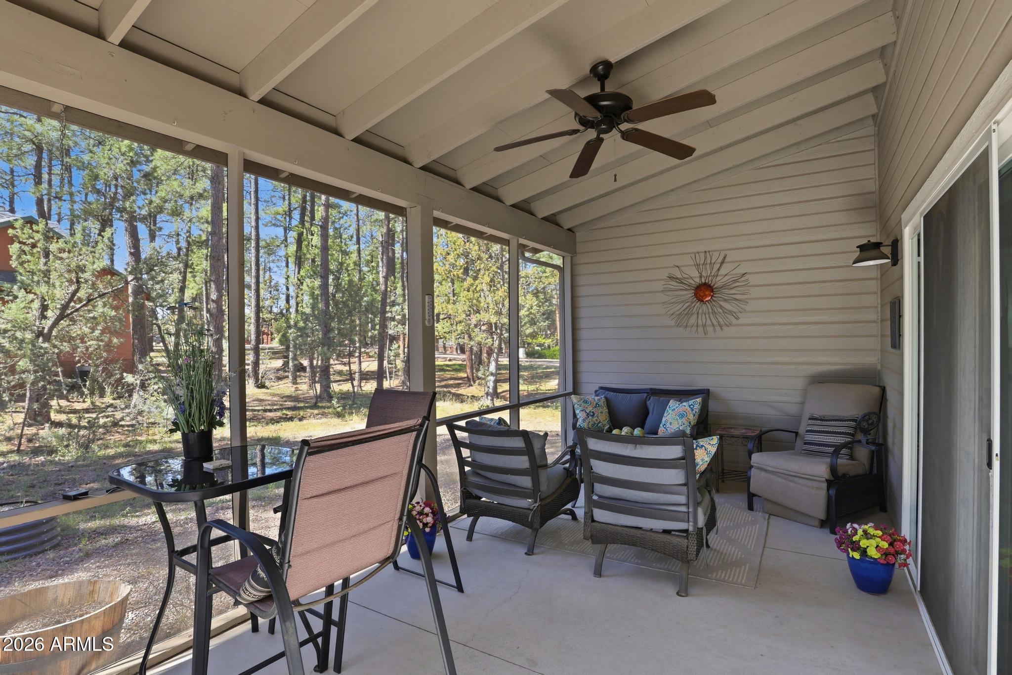 5501 Solitude Trail Loop Pine, AZ 85544 - Photo 24 of 27 Screened-In Patio
