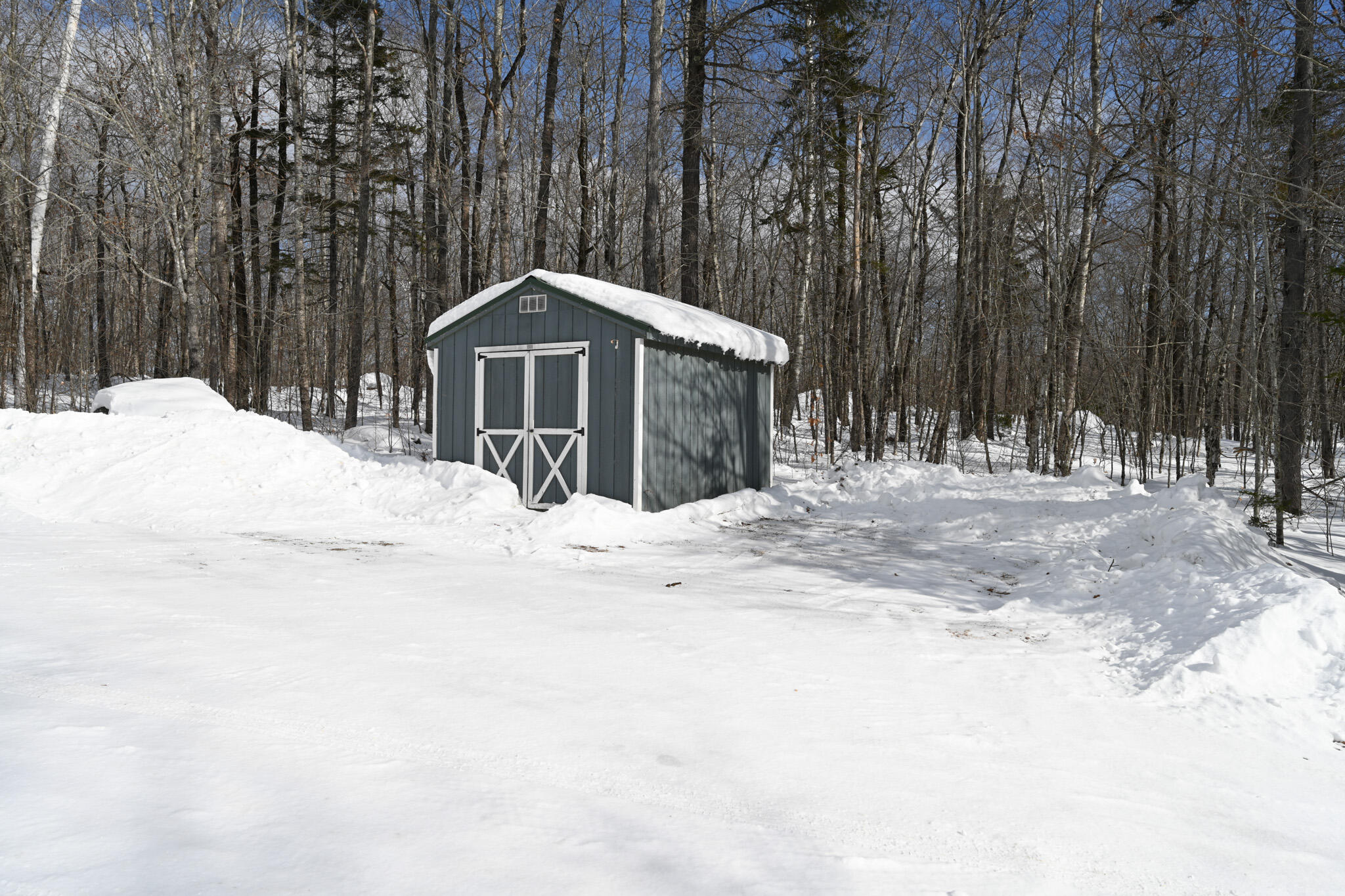 358 Peakes Hill Road Dedham, ME 04429 - Photo 23 of 24 Driveway and Shed