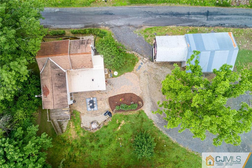 100 Mitchell Road Port Murray, NJ 07865 - Photo 36 of 48 an aerial view of a house with garden space and street view