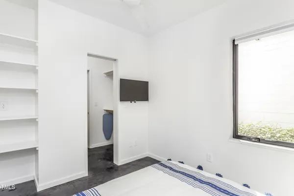 a room with storage and utility