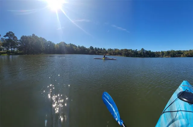 a view of green field with mountains in the background