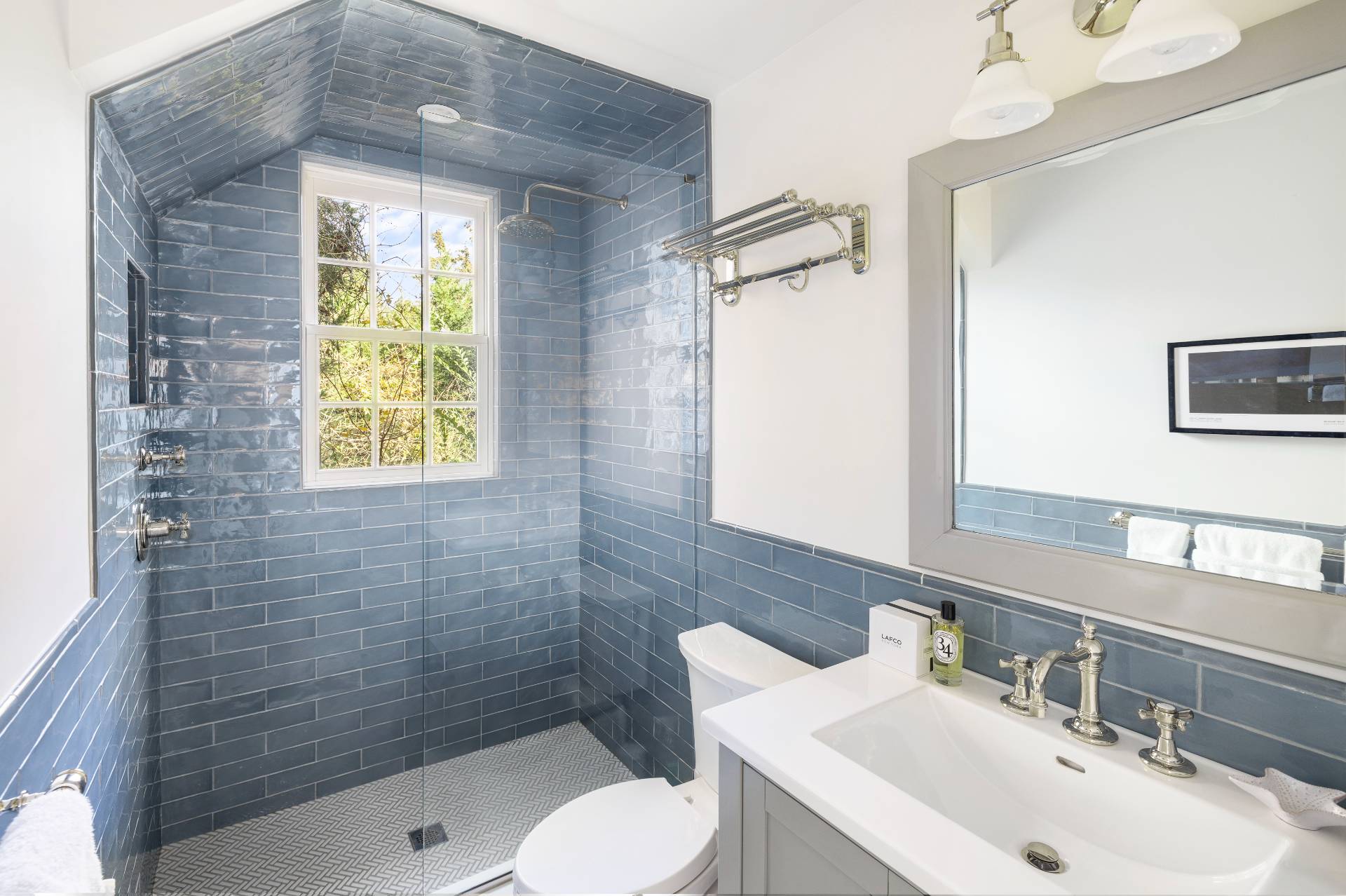 267 Meadows West Bridgehampton, NY 11932 - Photo 18 of 27 a bathroom with a sink toilet and shower