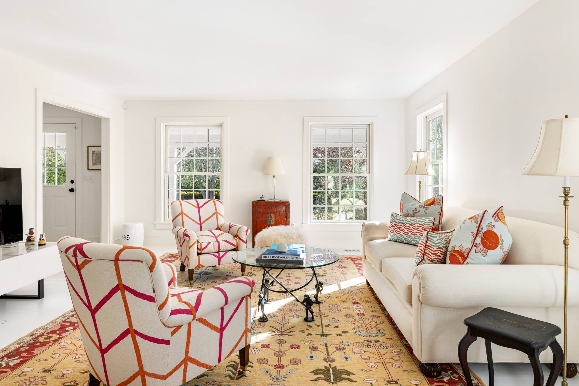 267 Meadows West Bridgehampton, NY 11932 - Photo 10 of 27 a living room with furniture and a large window