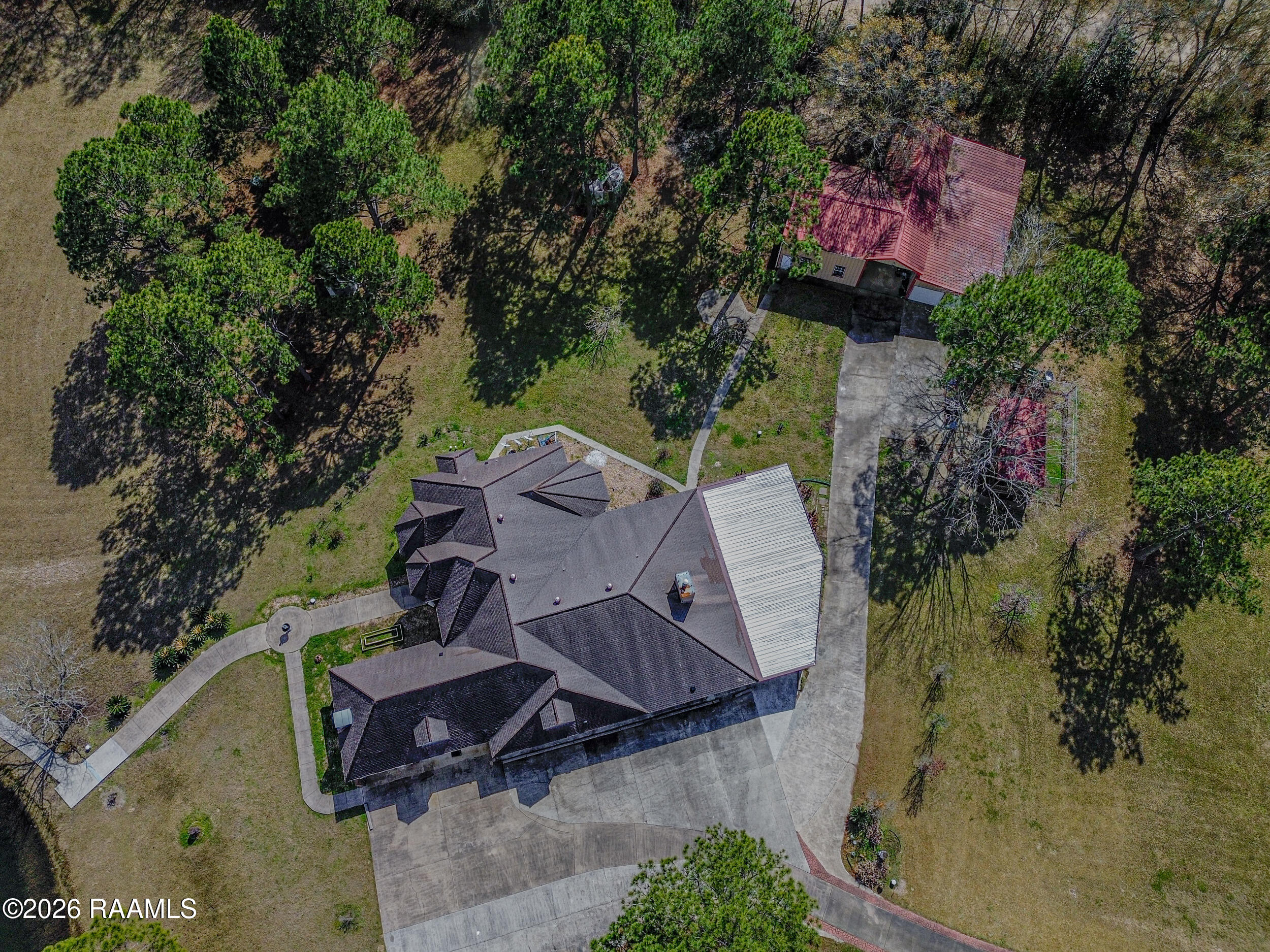 130 Percy Road Lafayette, LA 70506 - Photo 42 of 49 130 Percy Road aerial roof view of the