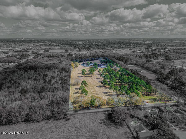 130 Percy Road Lafayette, LA 70506 - Photo 48 of 49 130 Percy Road aerial with boundaries