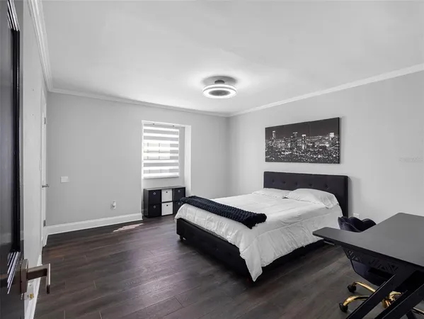 a open kitchen with stainless steel appliances granite countertop a sink a stove and a wooden floors