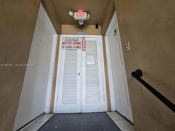 a view of an entryway with a stairs