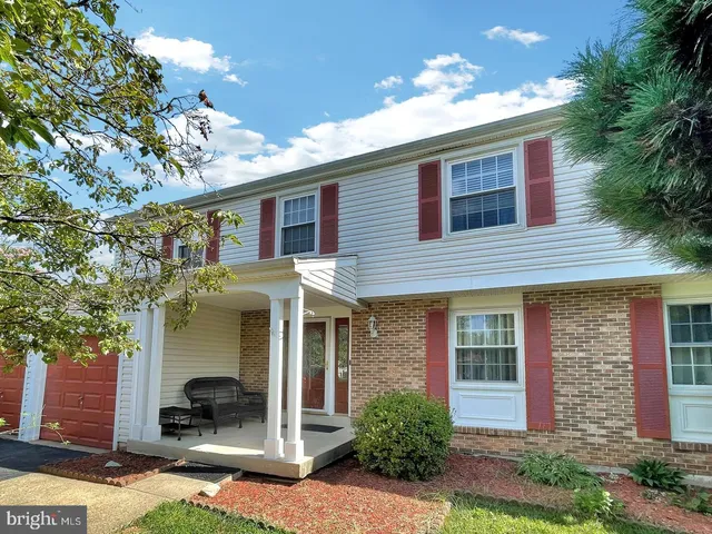 a front view of a building with street