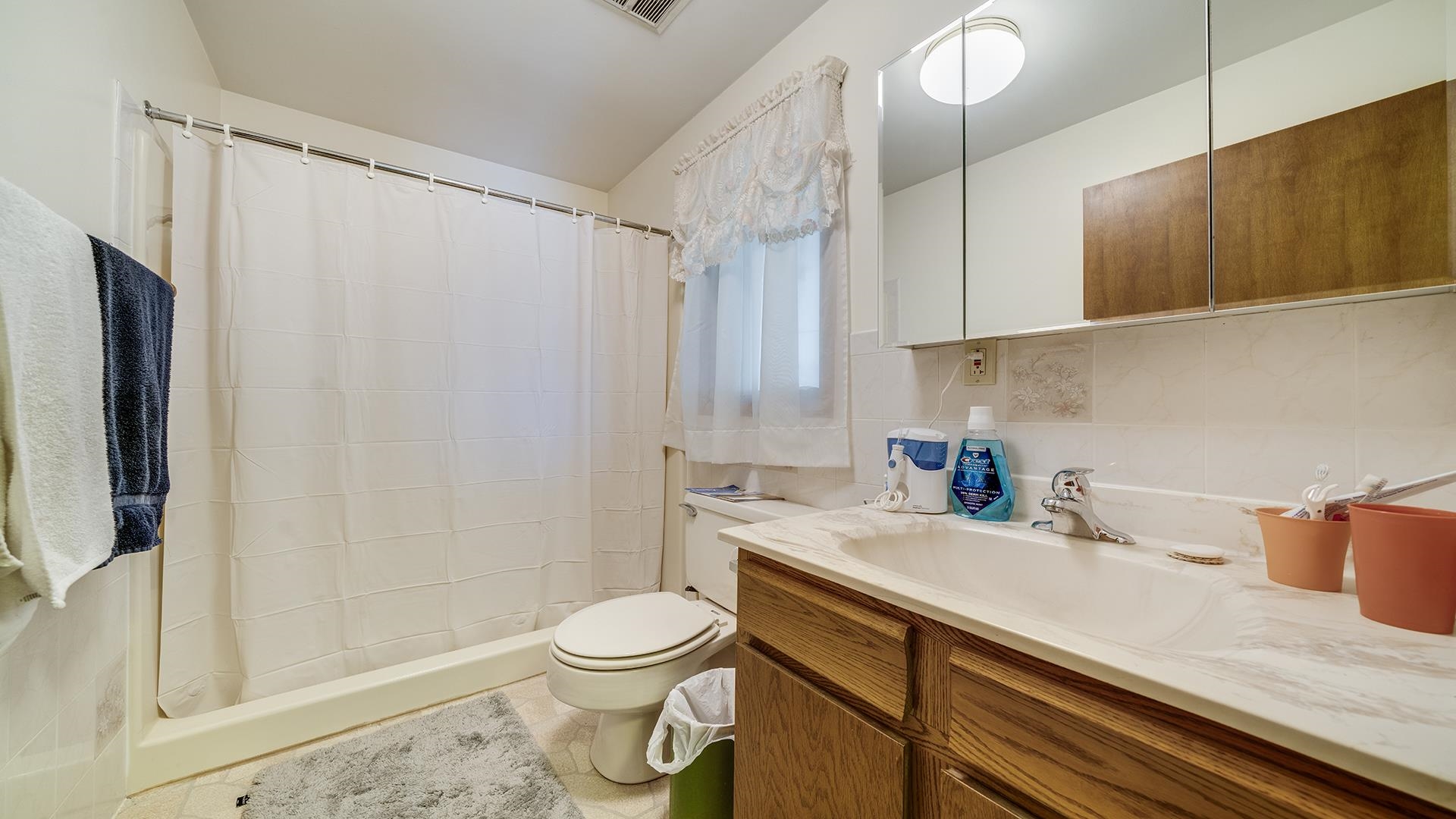 10245 West Penn Corner Road Polo, IL 61064 - Photo 19 of 48 a bathroom with a sink a toilet and shower