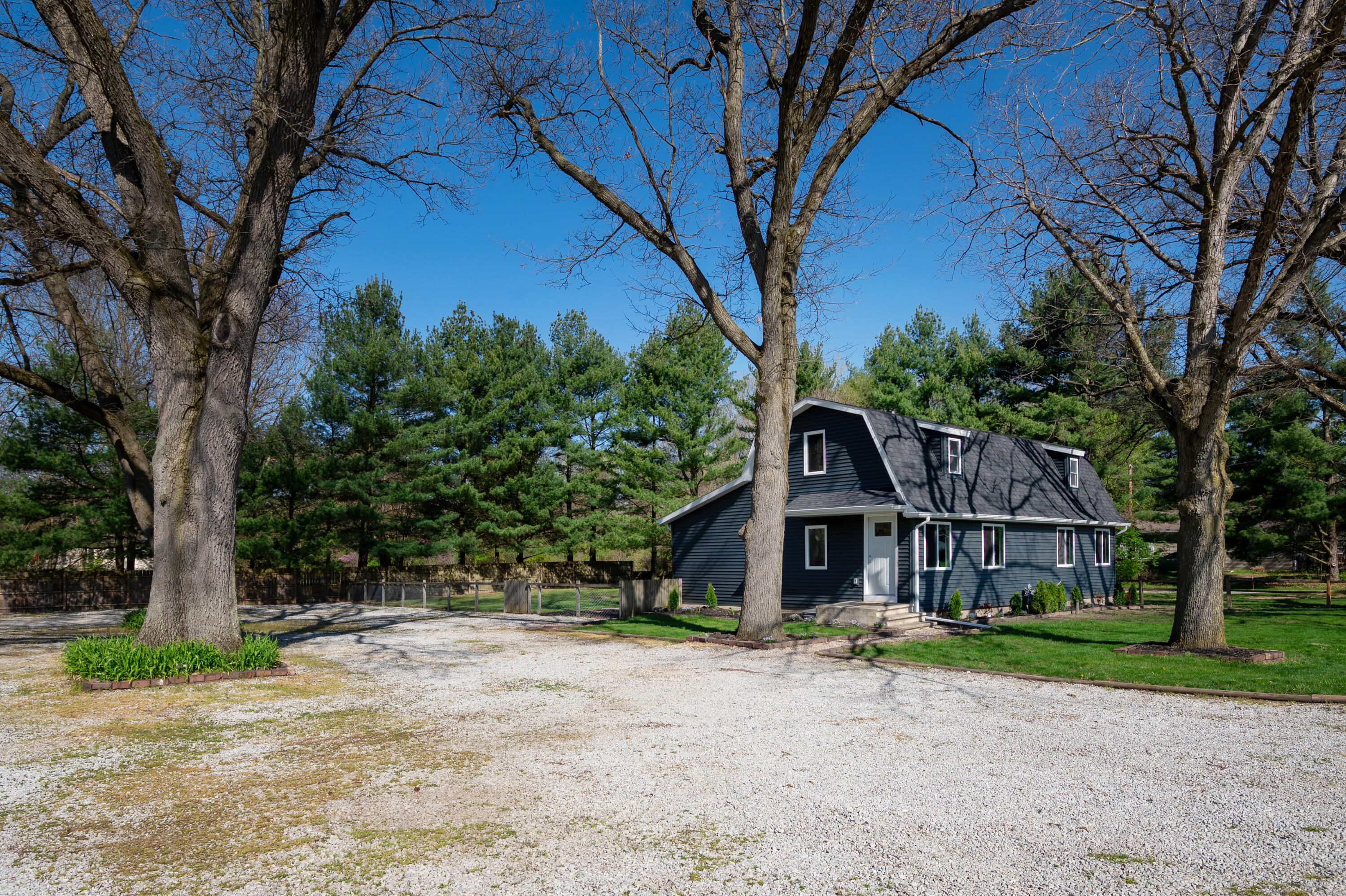 Large driveway
