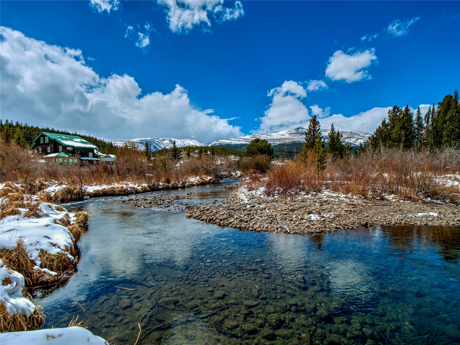 46 Singleton Road Alma, CO 80420 - Photo 41 of 50 a view of a lake in middle of the river