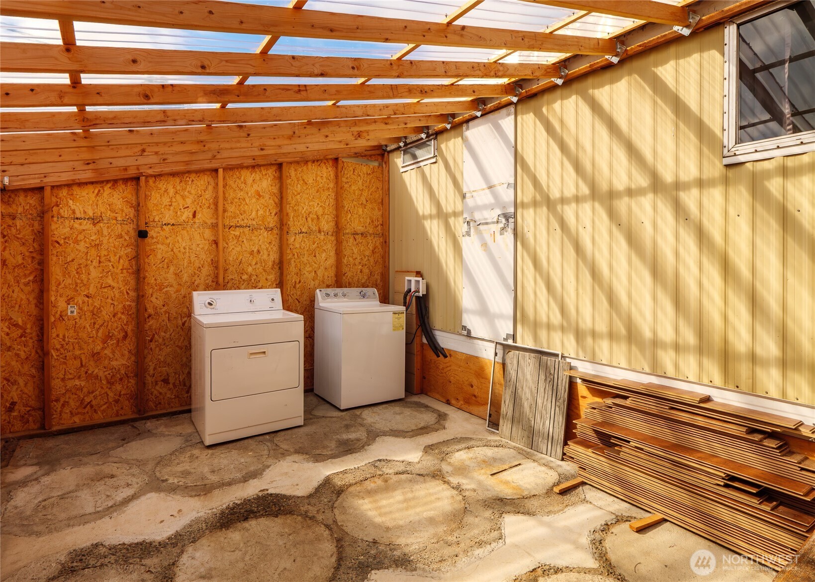201 North 5th Avenue, Unit 19 Sequim, WA 98382 - Photo 6 of 25 a storage room with washer and dryer