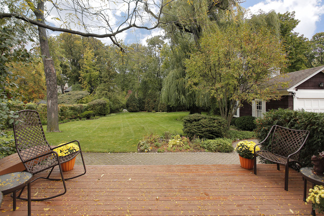 645 Hill Road Winnetka, IL 60093 - Photo 12 of 12 a view of a chair and table on the garden