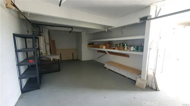 a room with storage and utility