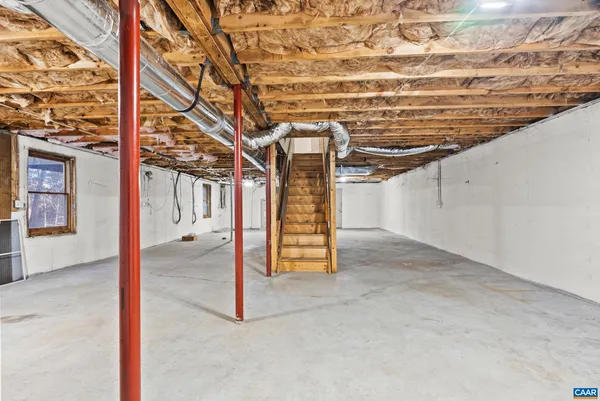 a view of a city with mountains in the background