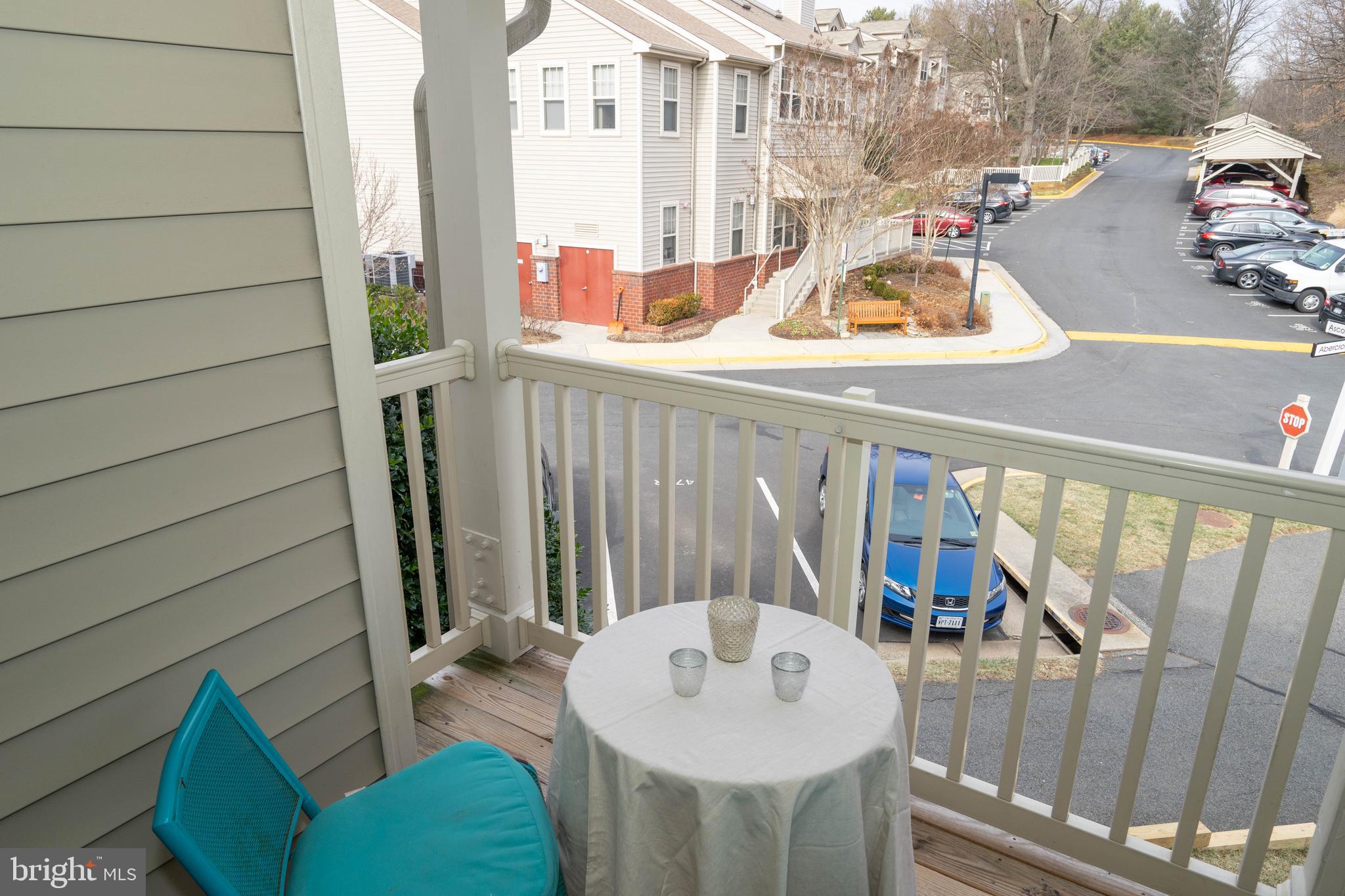 1711 Ascot Way, Unit C Reston, VA 20190 - Photo 15 of 26 Private Quiet Balcony