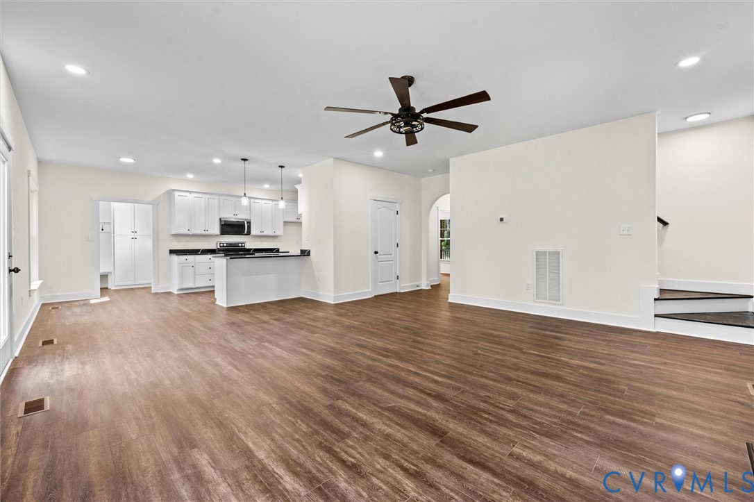4062 Lake Killarney Road Gum Spring, VA 23065 - Photo 29 of 37 a view of kitchen with a sink a refrigerator and window