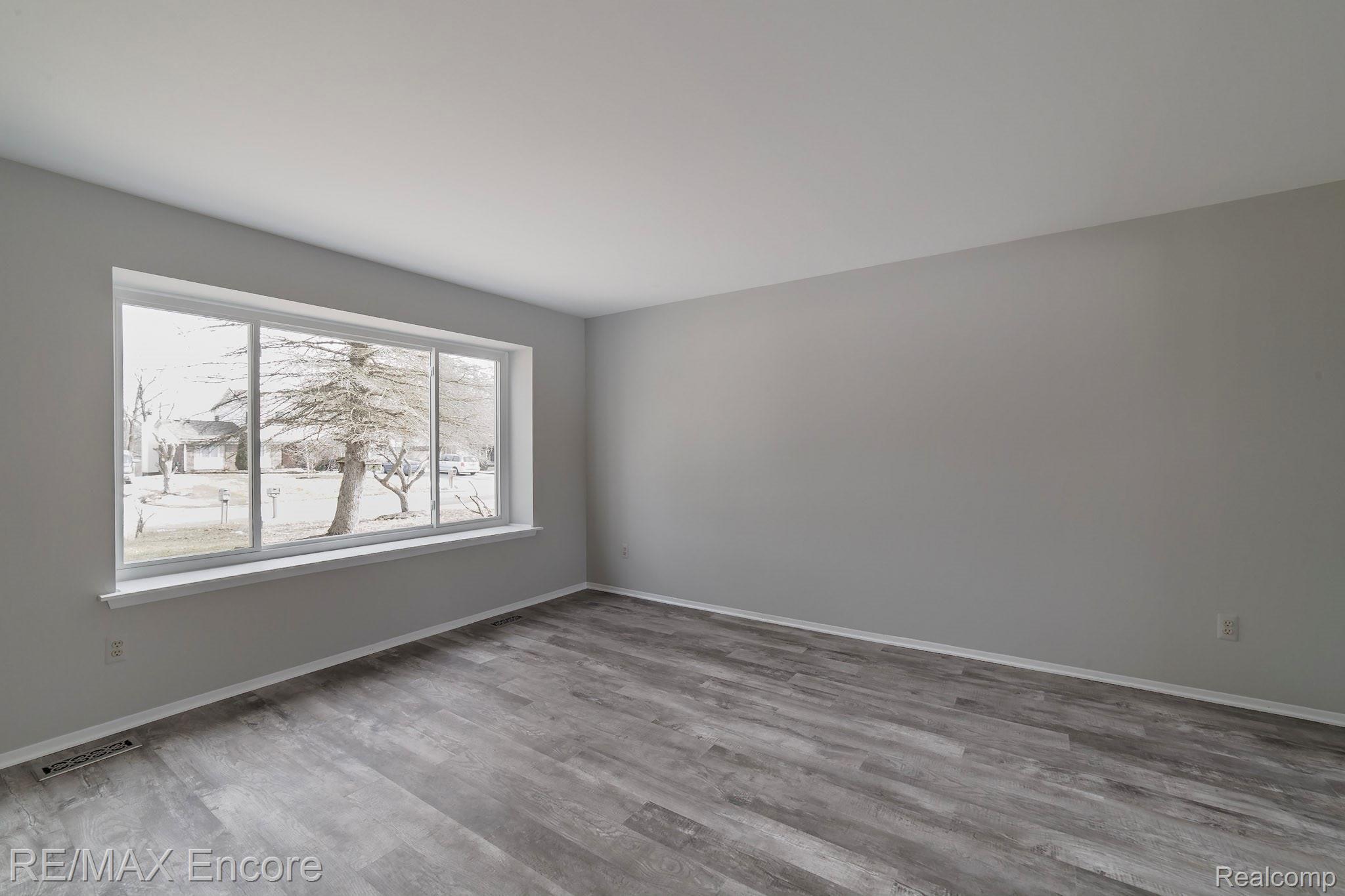 Large window provides lots of natural light