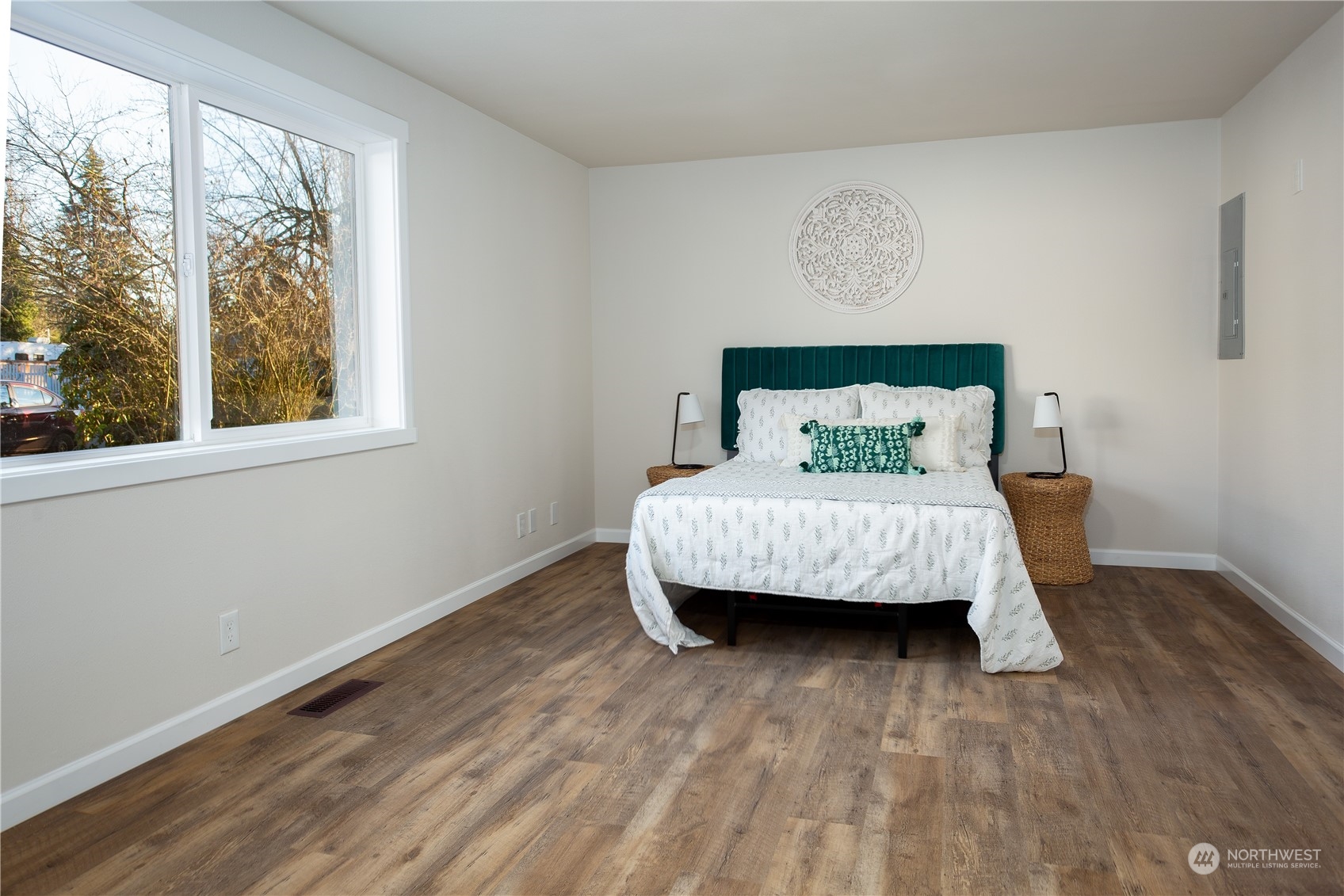 1272 South 315th Street Federal Way, WA 98003 - Photo 17 of 29 a bedroom with a bed wooden floor and window