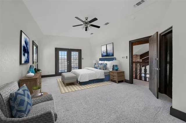 a view of a livingroom with a staircase