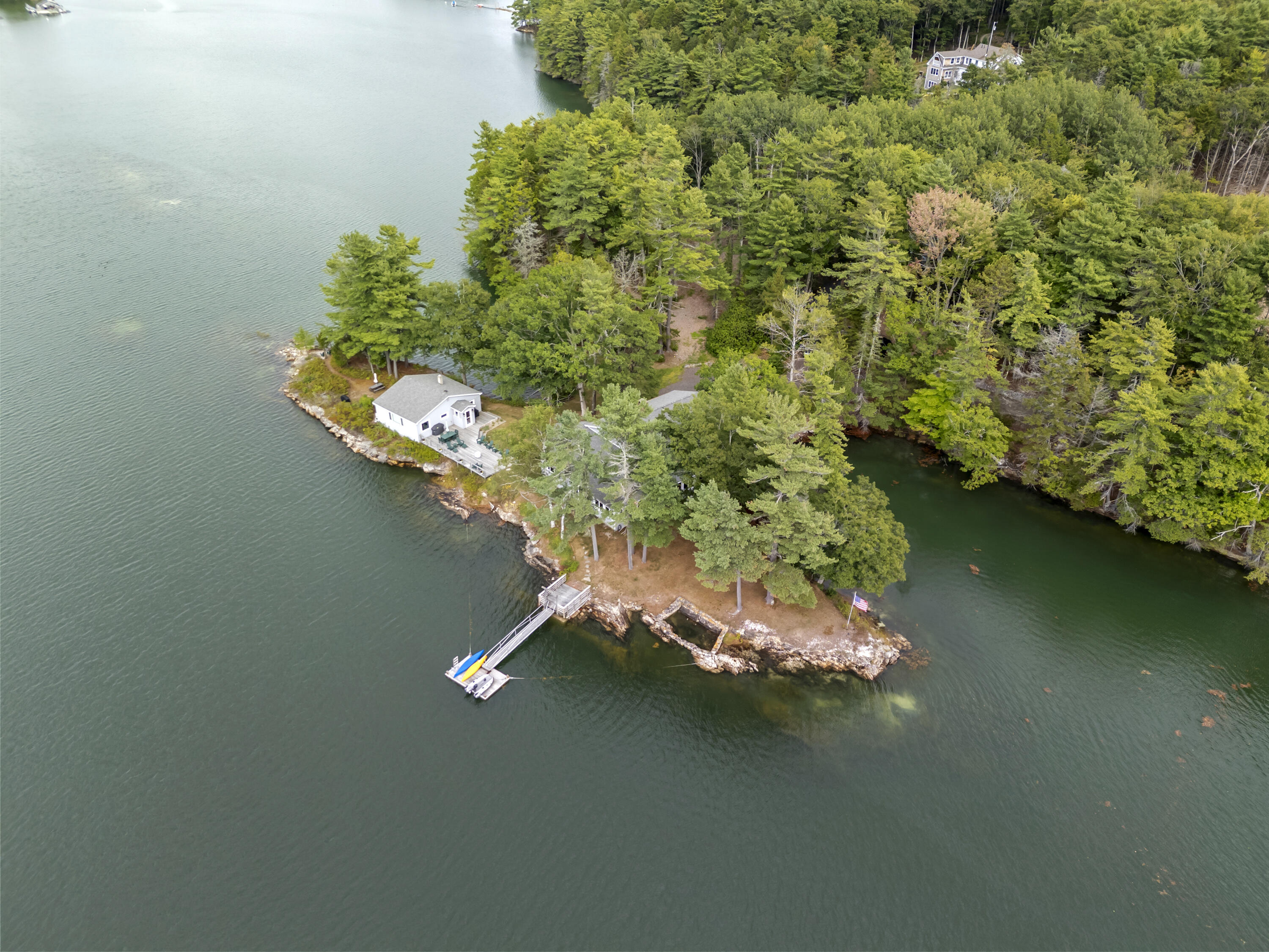 111 Rockweed Road West Bath, ME 04530 - Photo 2 of 73 Drone view looking North