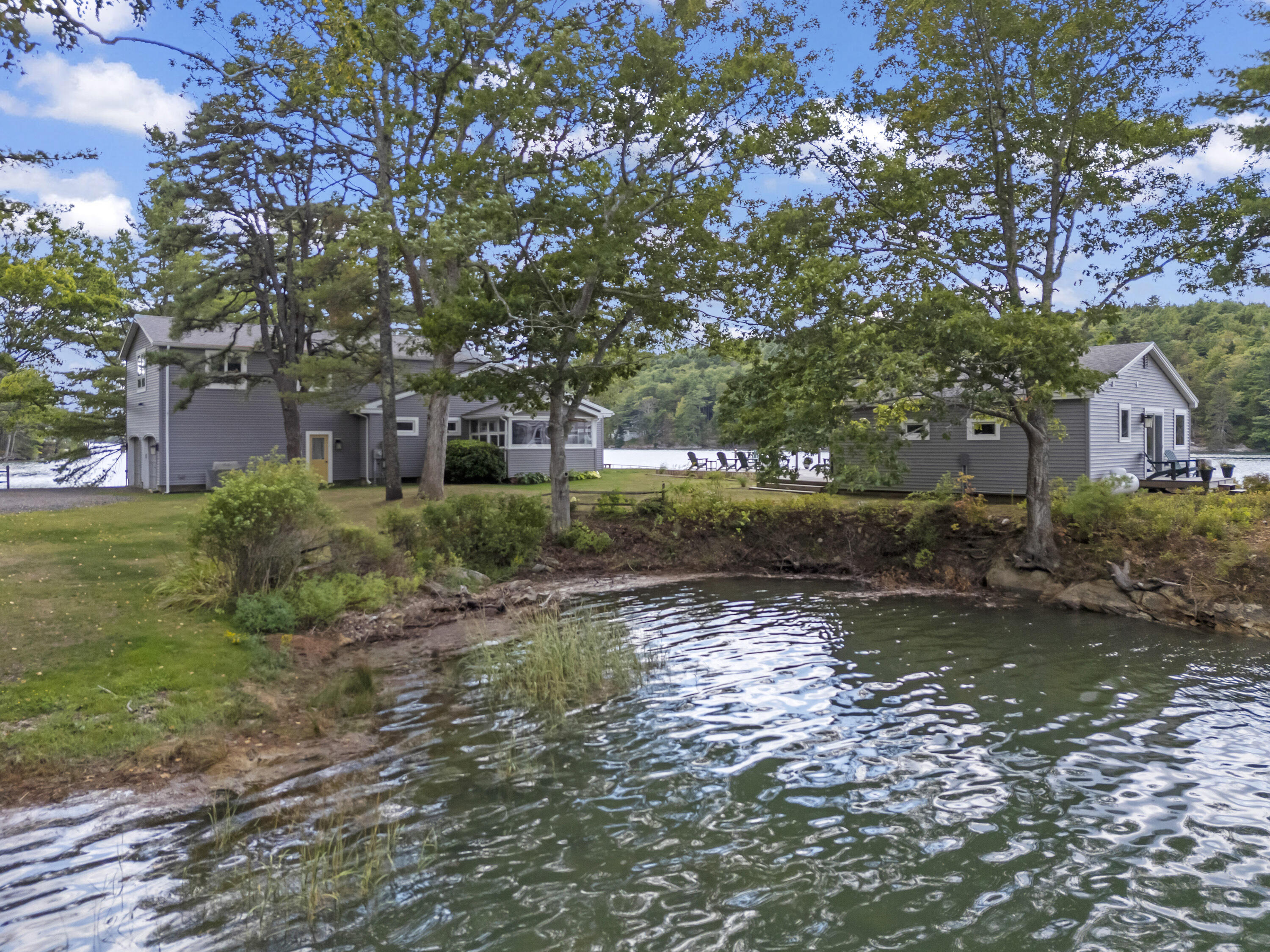111 Rockweed Road West Bath, ME 04530 - Photo 9 of 73 View of the houses from a cove