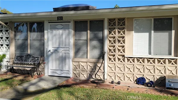 a view of front door of house