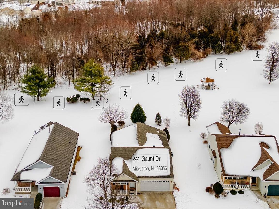 241 Gaunt Drive Mickleton, NJ 08056 - Photo 9 of 32 an aerial view of residential houses with outdoor space