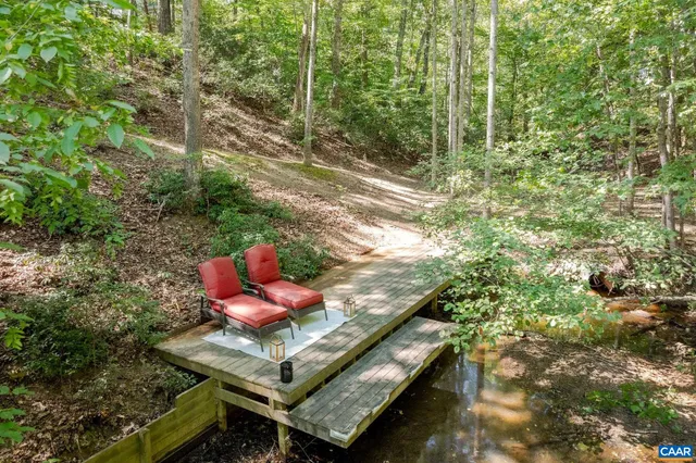 a view of a back yard