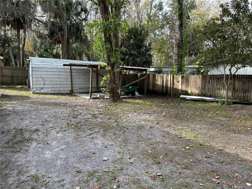 24007 River Road Astor, FL 32102 - Photo 28 of 37 a view of backyard with trees